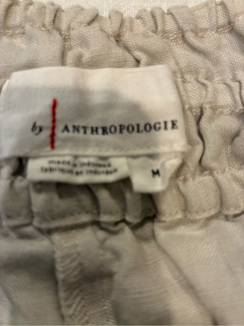 Anthropologie Somerset Pants Cream - Picture 3 of 7